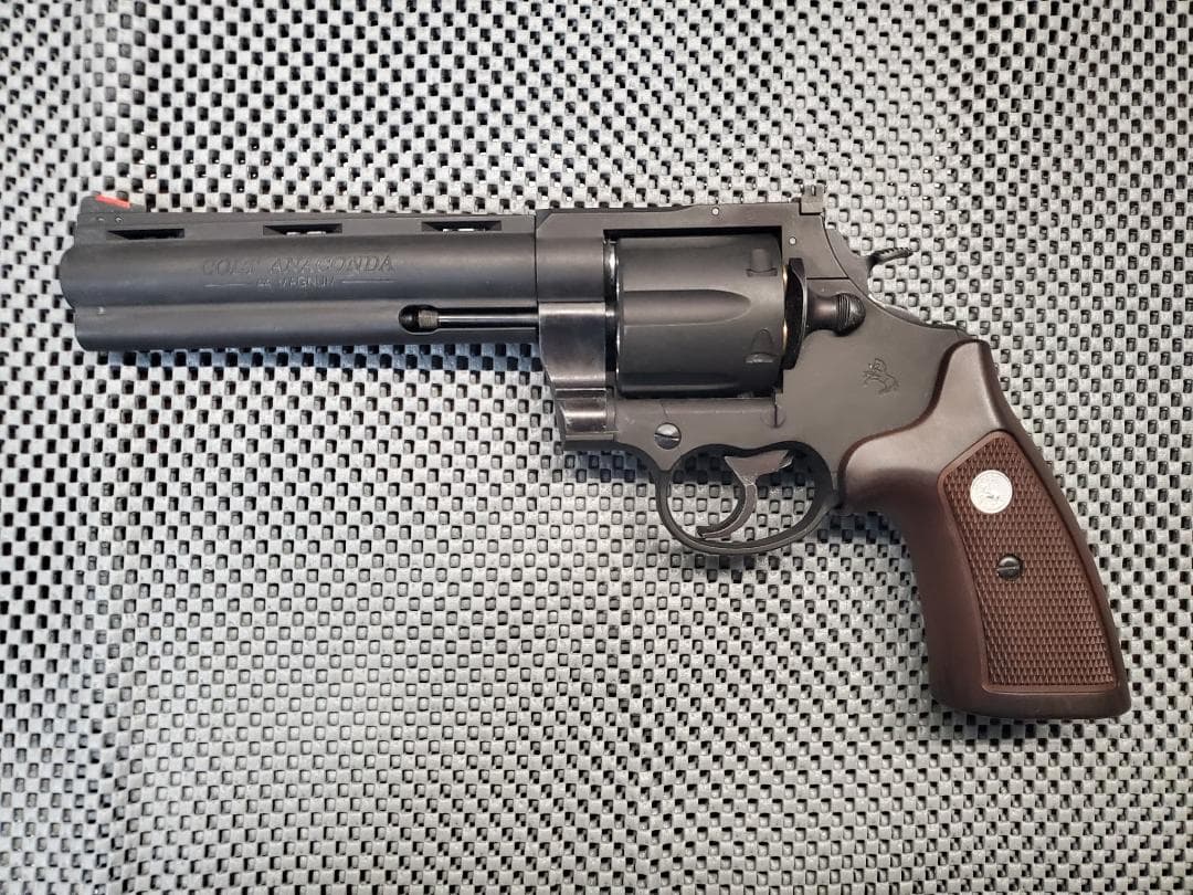 マルシン　コルトアナコンダ　ガスガン　6ｍｍBB　ジャンク品 マルシン 6mmBBガスガン コルト アナコンダ 4inch HOGUEタイプグリップ