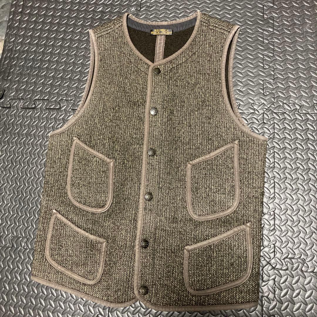 BROWNA'S BEACH JACKET ウールベスト