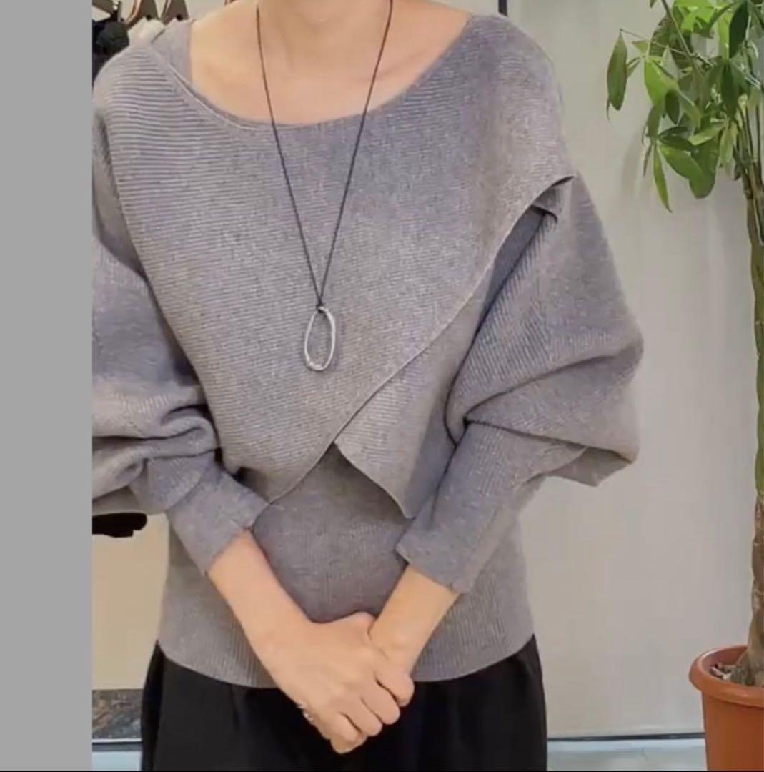 一度試着のみ　イシカワラボ　ニットセーター