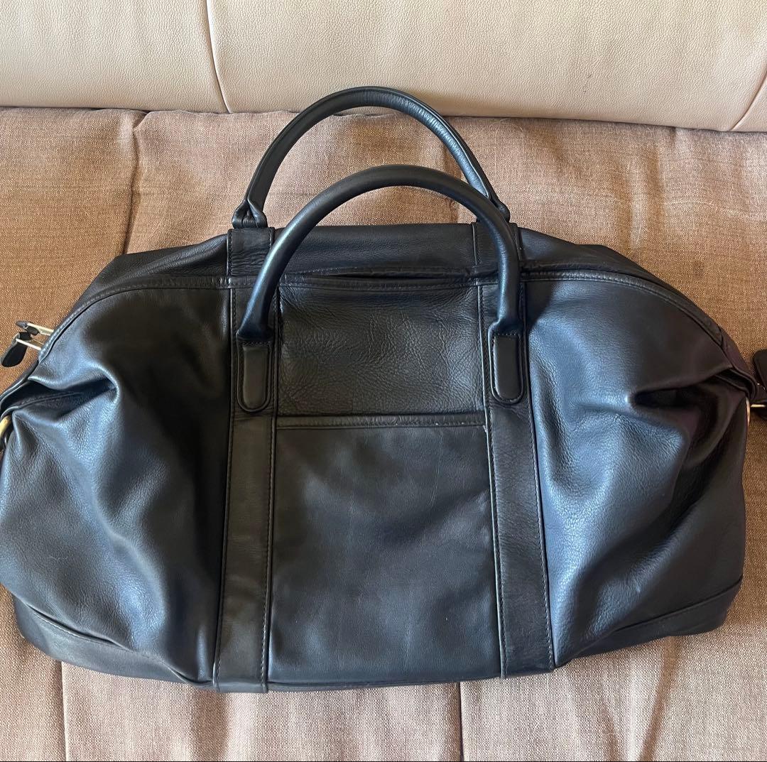 COACH ブラック ボストンバッグ コーチ オールレザー COACH（コーチ） OLD COACH オールドコーチ 2way ボストンバッグ