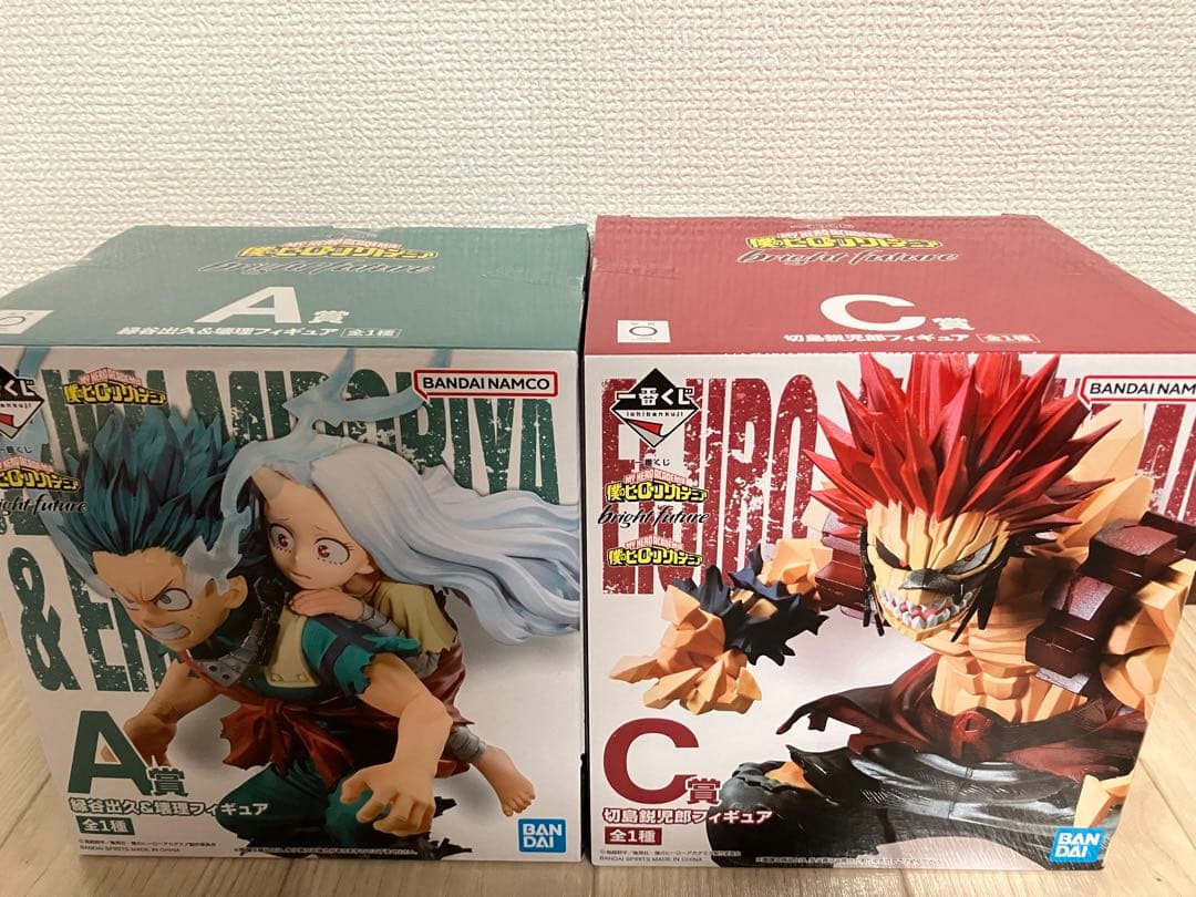 ヒロアカ　一番くじ　フィギュア　bright future緑谷出久　切島鋭児郎 一番くじ 僕のヒーローアカデミア bright future｜一番くじ倶楽部
