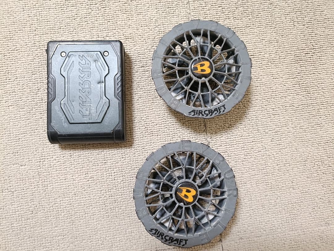 BURTLE 空調服用ファン 2個とバッテリー22V
