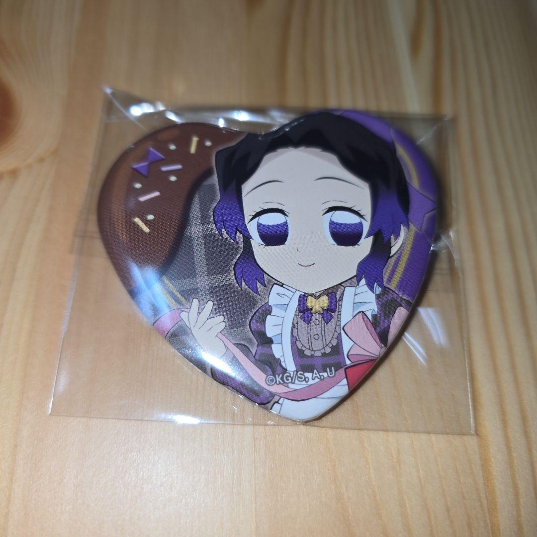 鬼滅の刃 ufotable バレンタイン 2023 ハート型缶バッジ 胡蝶しのぶ