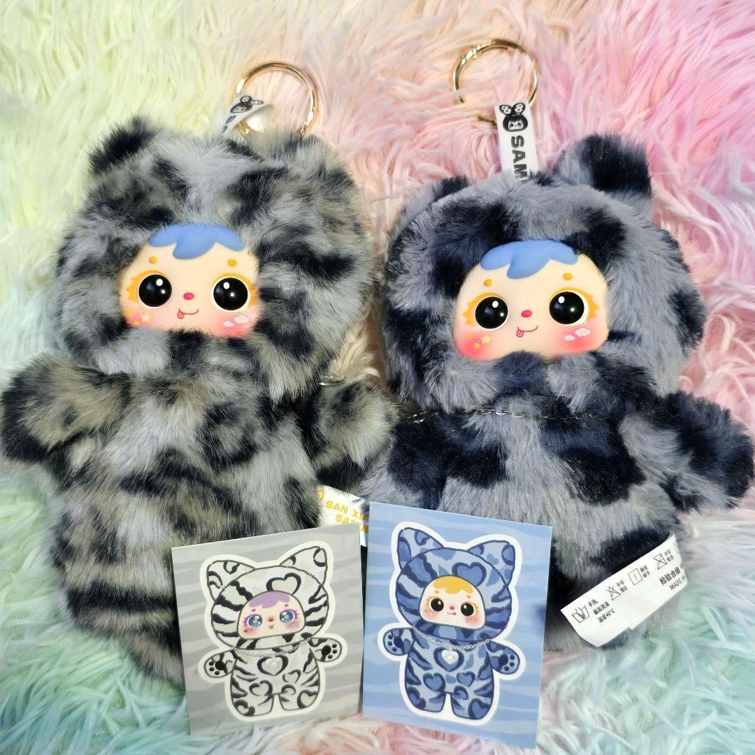 サミュエル ヒョウ柄 豹柄 samuel 三小毛 マスコット ぬいぐるみ 猫