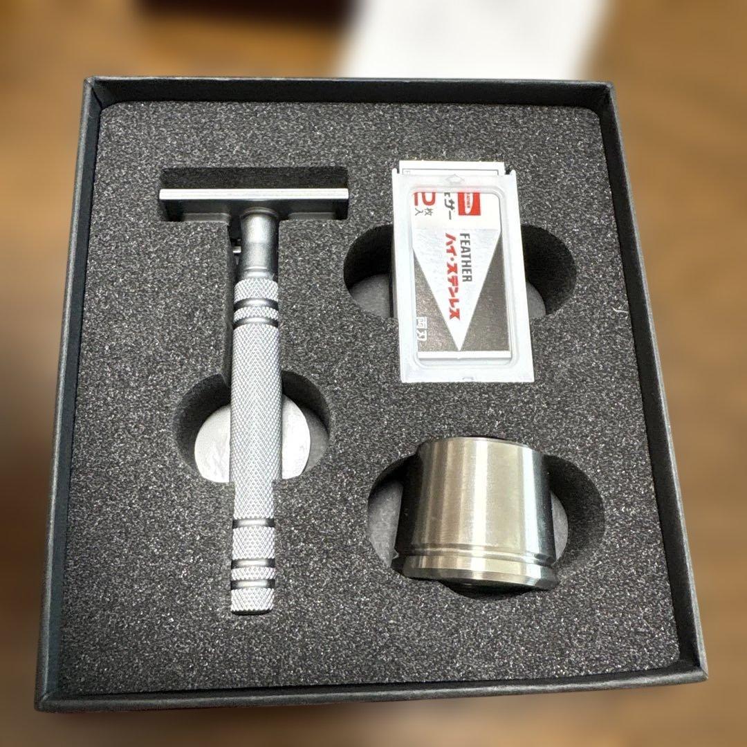 フェザー安全剃刀 FEATHER(フェザー) 特撰 両刃オールステンレスレザーN