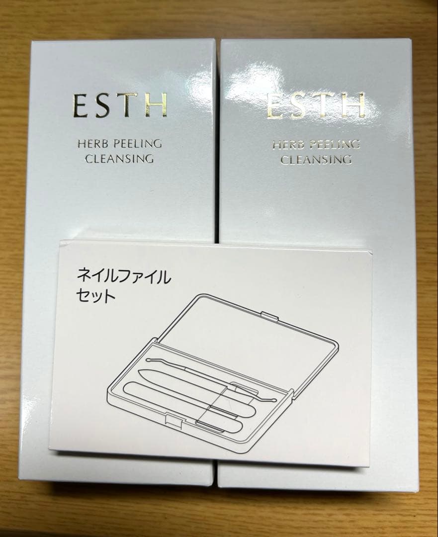 ESTHハーブピーリングクレンジング ネイルファイルセット