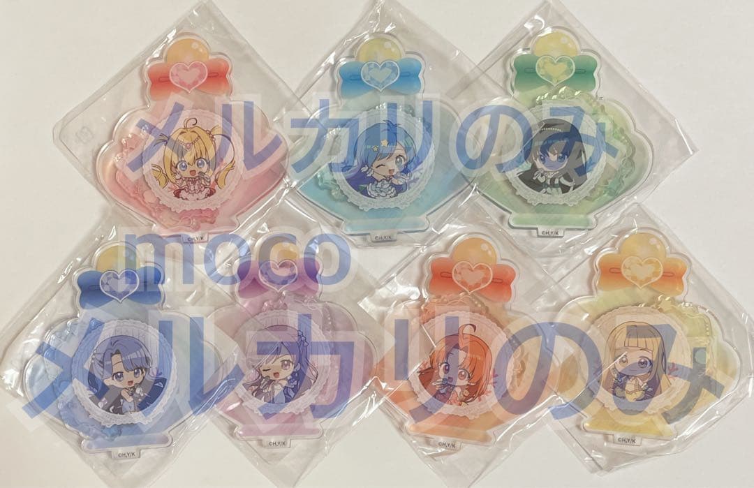 【バラ売り不可】ぴちぴちピッチ 楽コレ第1弾 アクリルスタンド コンプセット