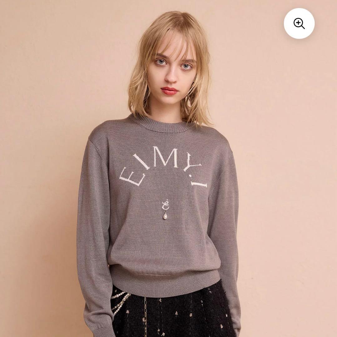 towa EIMY ロゴニットプルオーバー