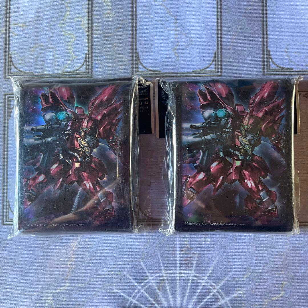 【未開封】ガンダム スリーブコレクション2013 第2弾 シナンジュ　2個セット ガンダムウォー オフィシャルスリーブコレクション 2013 シナンジュ