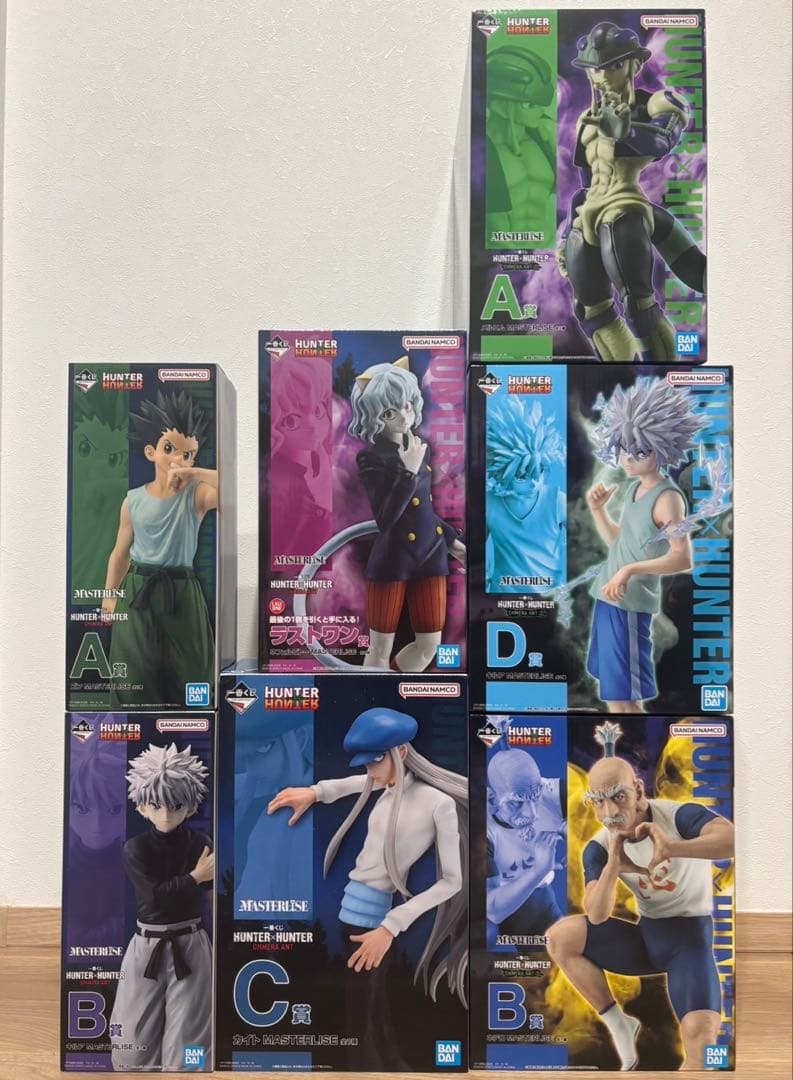 ハンターハンター　一番くじ　フィギュア　7体セット