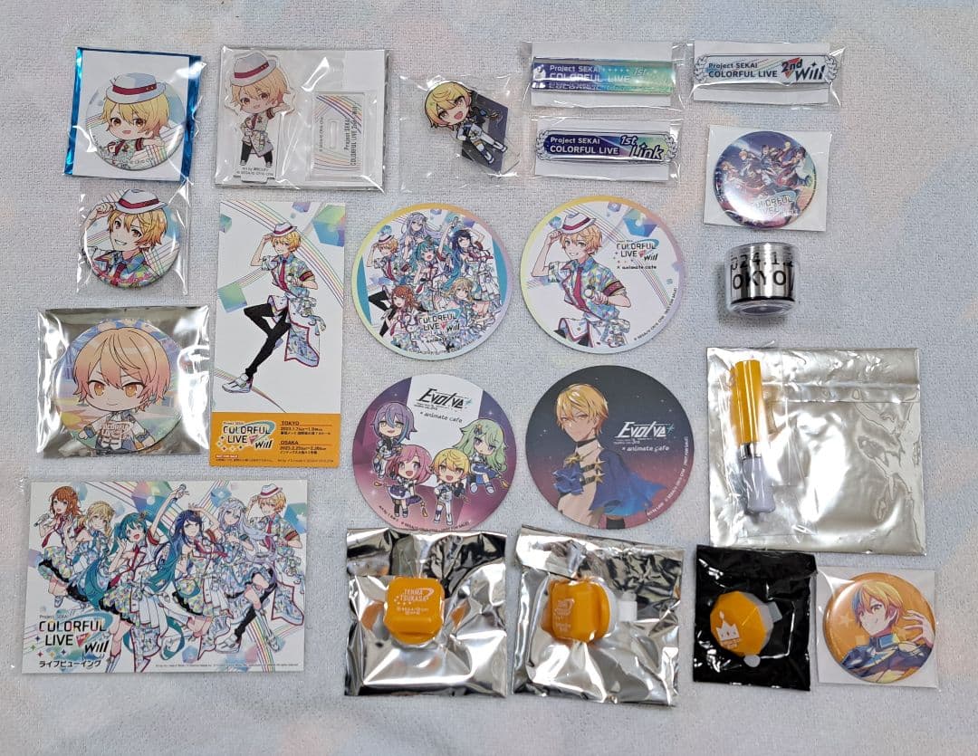 プロセカ　セカライ　天馬司　缶バッジ　アクスタ　特典　リンライ　21点+α