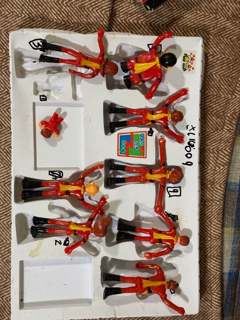 サイボーグ009 当時物 人形9体セット 箱付 昭和