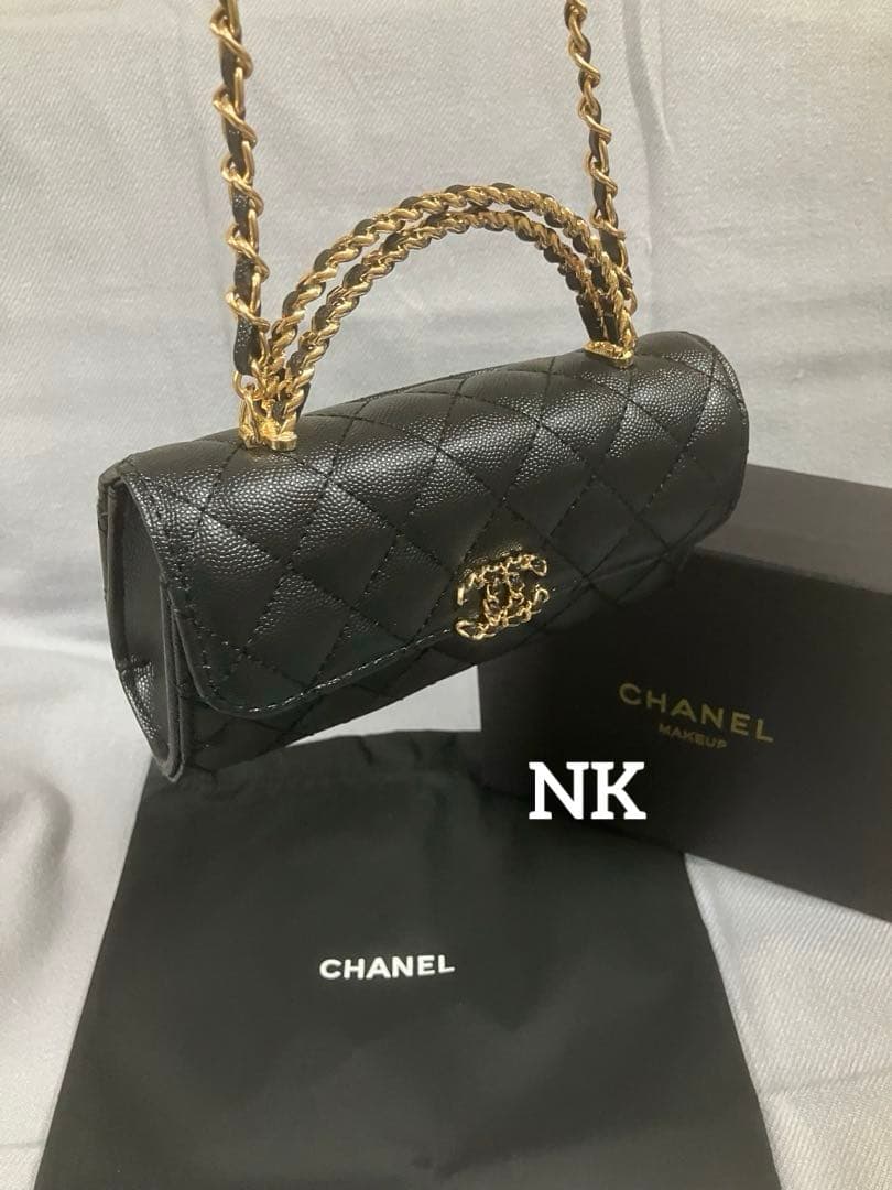 チェーンウォレット　シャネルノベルティ　ショルダーバッグ　VIP ブラック CHANEL シャネル ノベルティ ショルダーバッグ チェーンウォレット