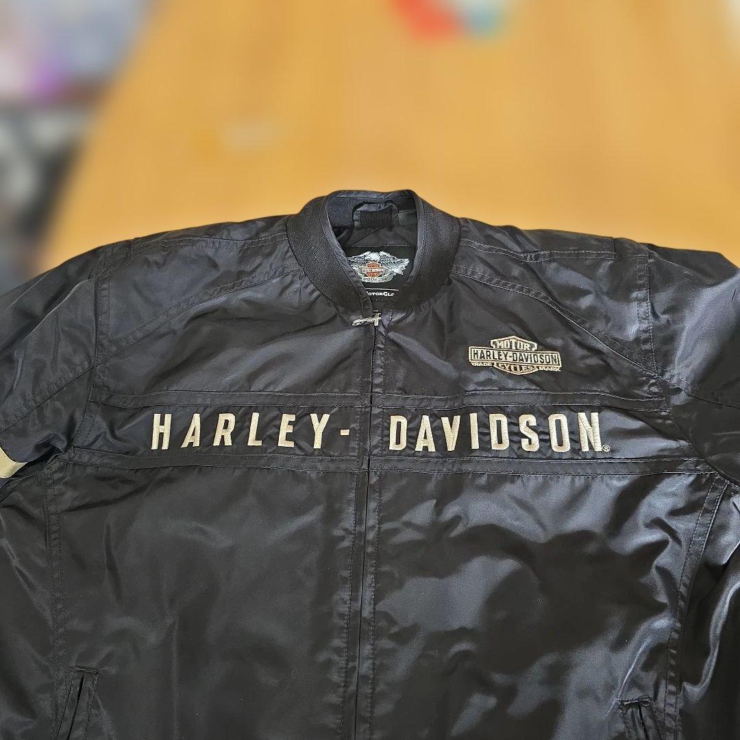 Harley-Davidson ブラック バイクジャケット - メルカリ