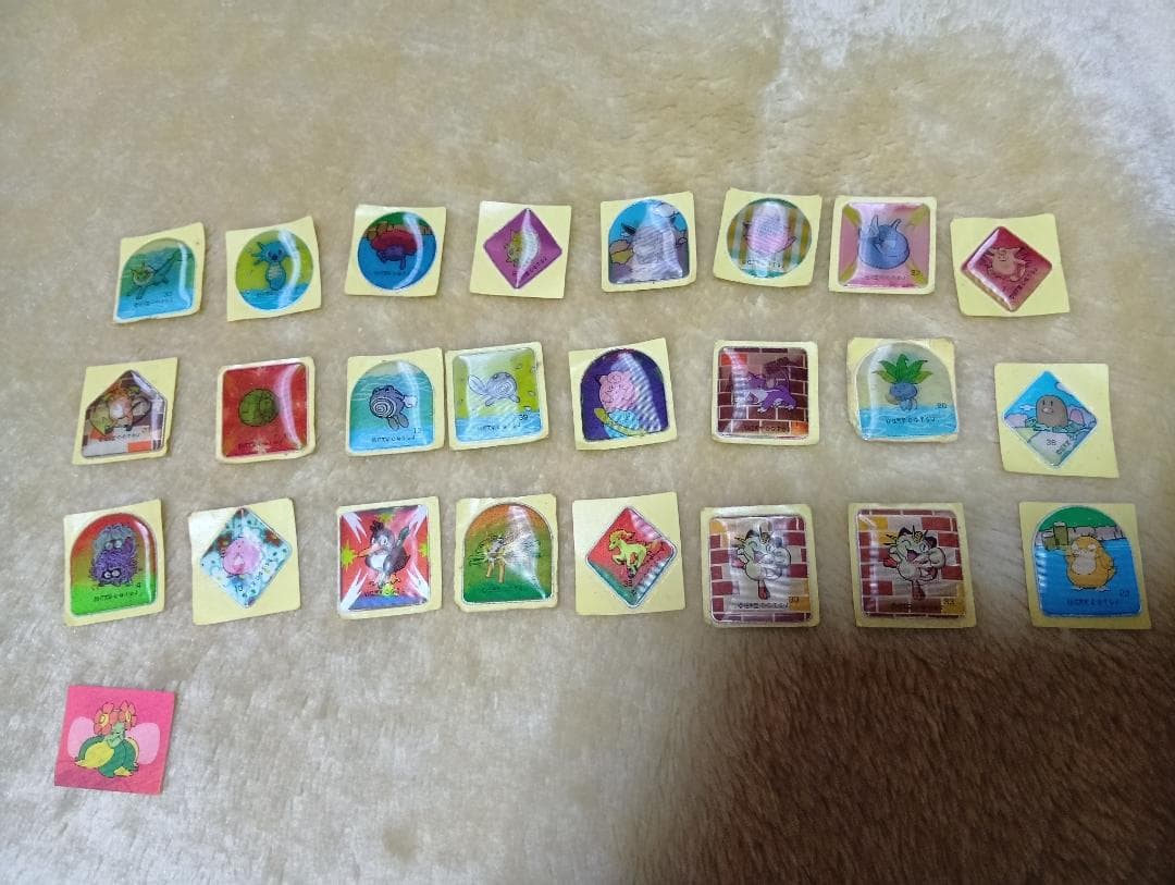 ポケットモンスター　ポケモン　イラストチェンジぷっくりシール　明治 ポケットモンスター ポケモン 初期 明治 ぷっくりチェンジシール