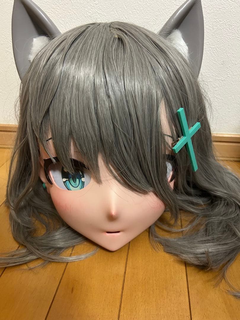 ブルアカ　シロコ　着ぐるみマスク　全面鍵付き ブルアカ シロコ 着ぐるみマスク 全面鍵付き - メルカリ