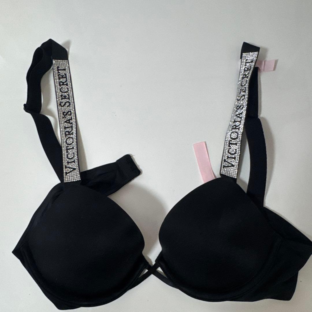 Victoria's Secret ラインストーン ブラジャー　黒