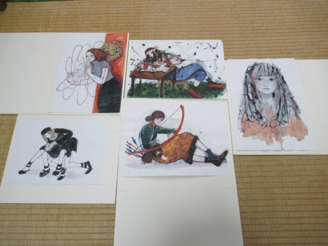 真作美品◆現代アート 藤川さき 水彩画5点 美術評論家 中野中 銀座ギャラリー暁 藤川智之写真展「龍宮城」がキヤノンギャラリー銀座で開催中！ 11月22