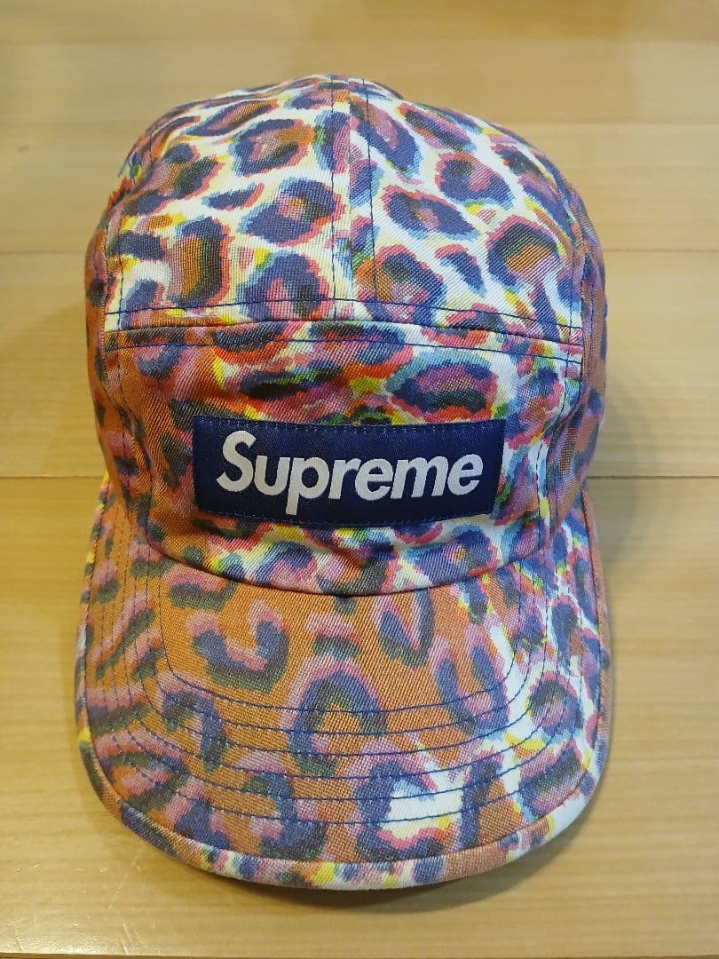 帽子 Supreme washed twill camp cap leopard