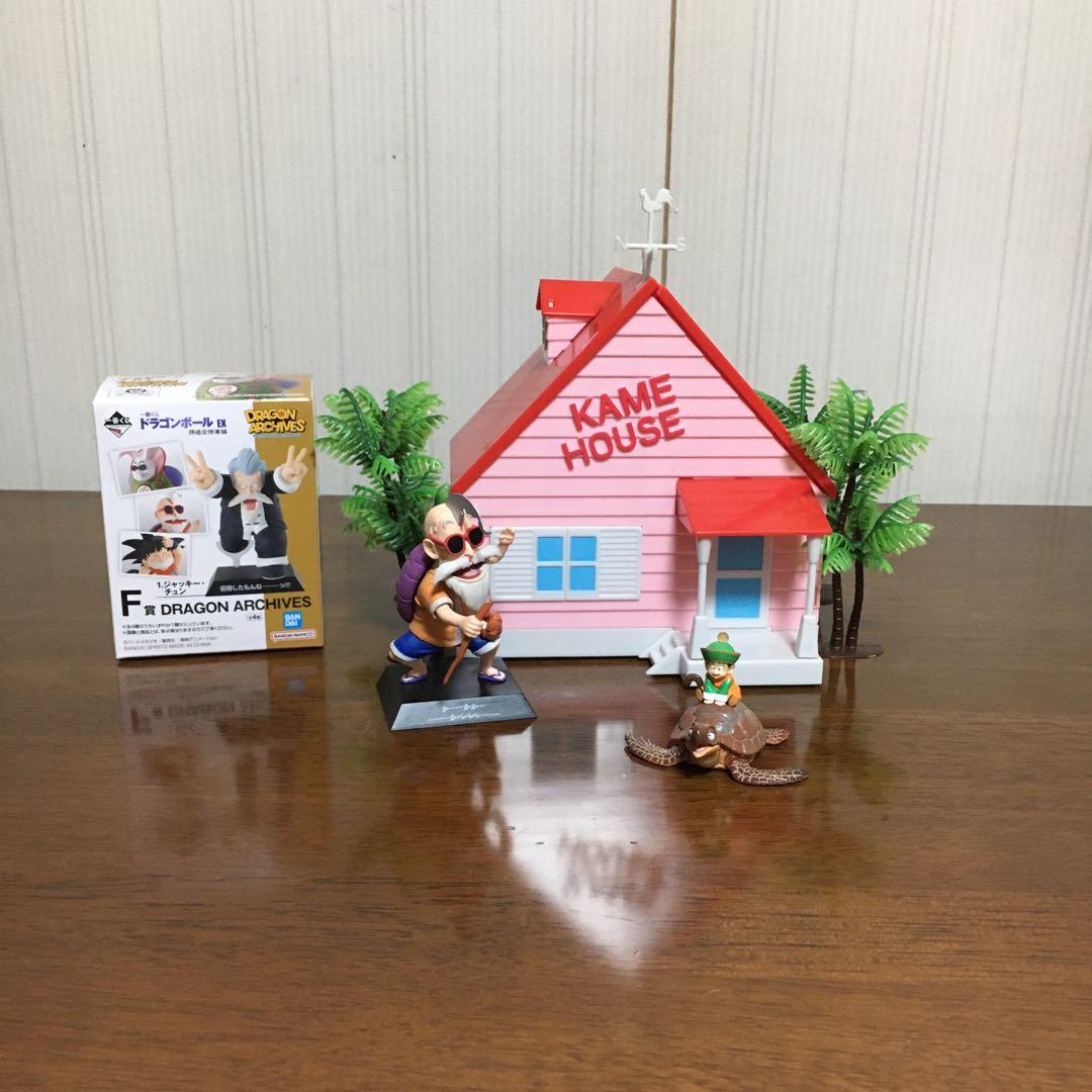 ドラゴンボール　カメハウス貯金箱　アーカイブス　亀仙人　孫悟飯HG セット