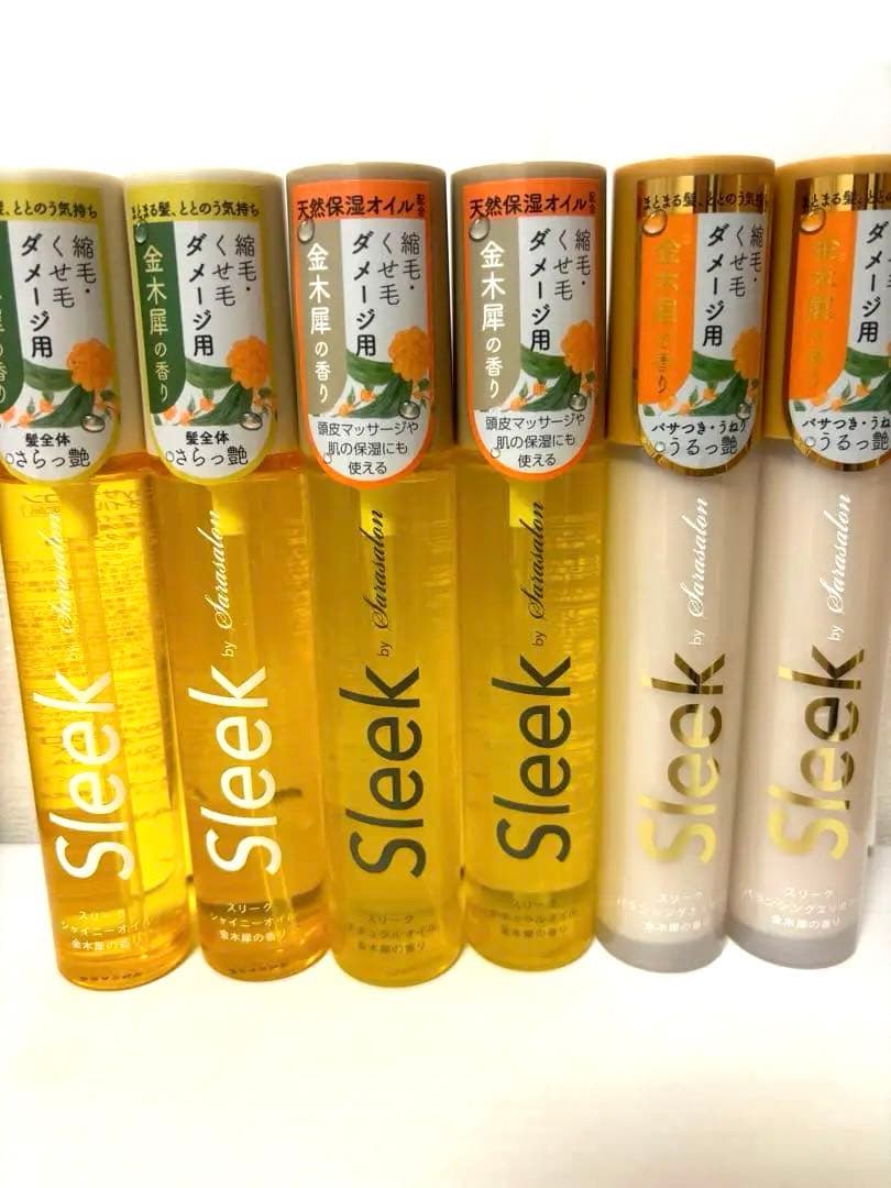 【新品・未使用】スリーク　ヘアオイル　金木犀の香り　６個セット