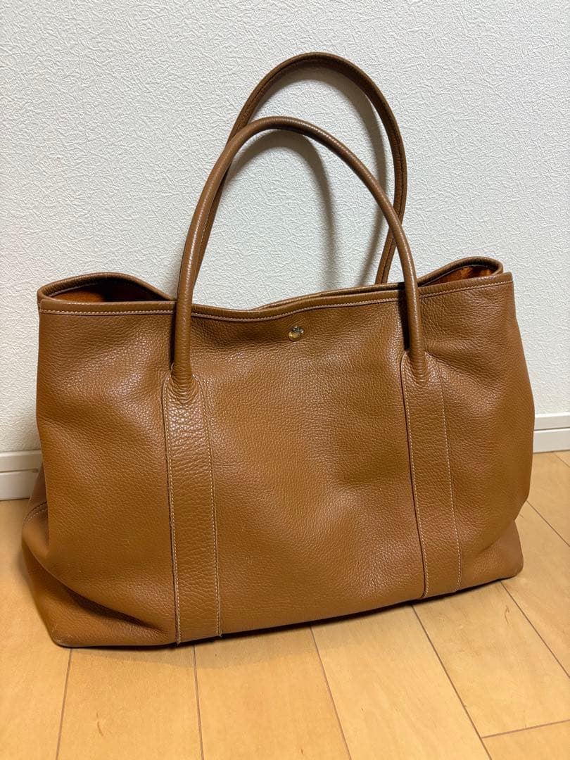 希少CELLERINI　チェレリーニ　2779　レザートート　シボ革　茶色