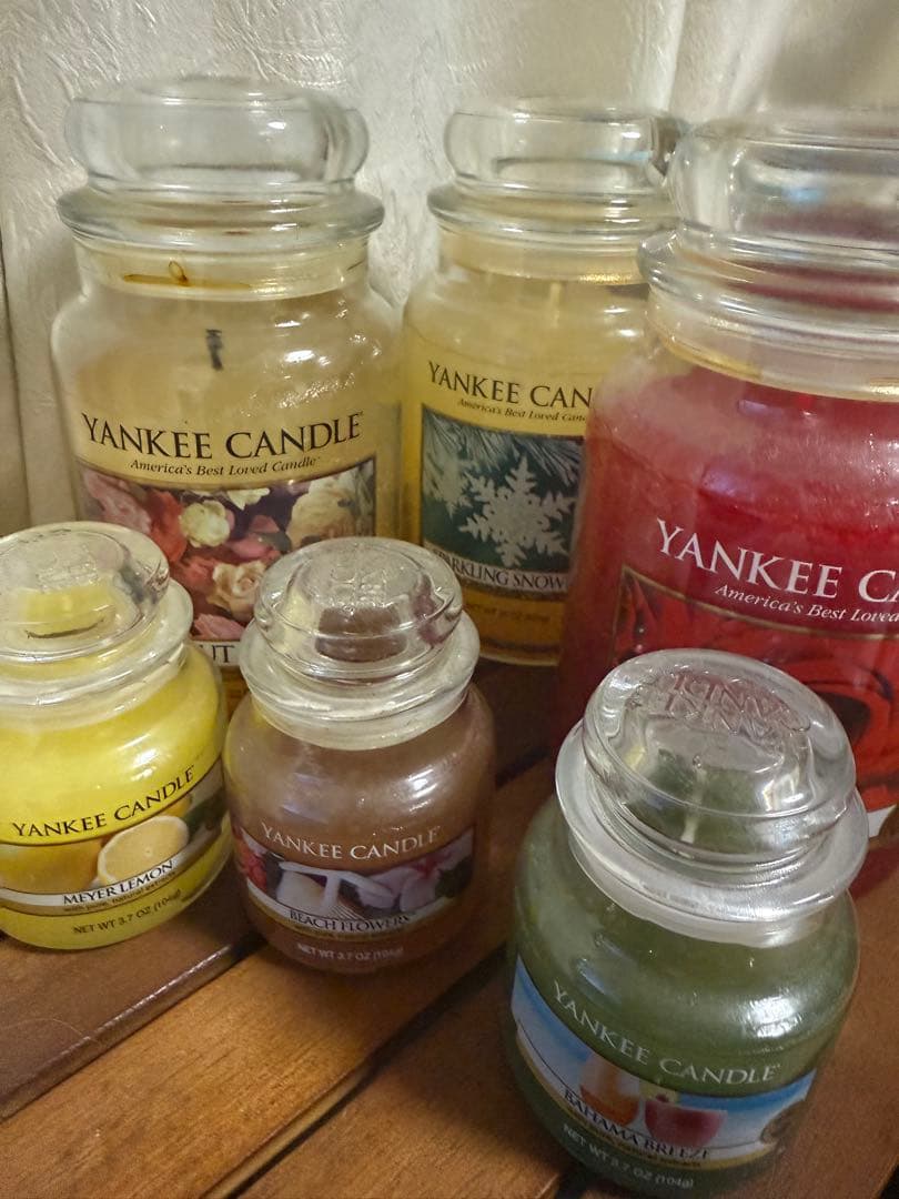 Yankee Candle ヤンキーキャンドル6個セットとアクセサリー