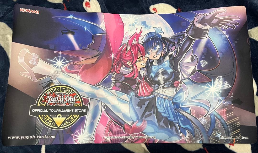 中古　遊戯王　Evil★Twins キスキル・リィラ　プレイマット　イビルツイン イビルツイン プレイマット キスキル リィラ 海外 公式 中国 OTS