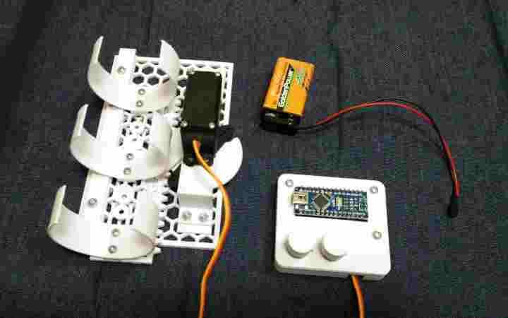 直径50mm長さ120mm程度の円柱をピストン運動させるモジュール