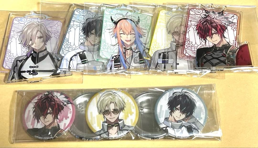 UN:LOGICAL ワンダーグー特典　缶バッジ・アクリルスタンド UN:LOGICAL アンロジカル 奏壱 ワンダーグー 特典 缶バッジ アクスタ