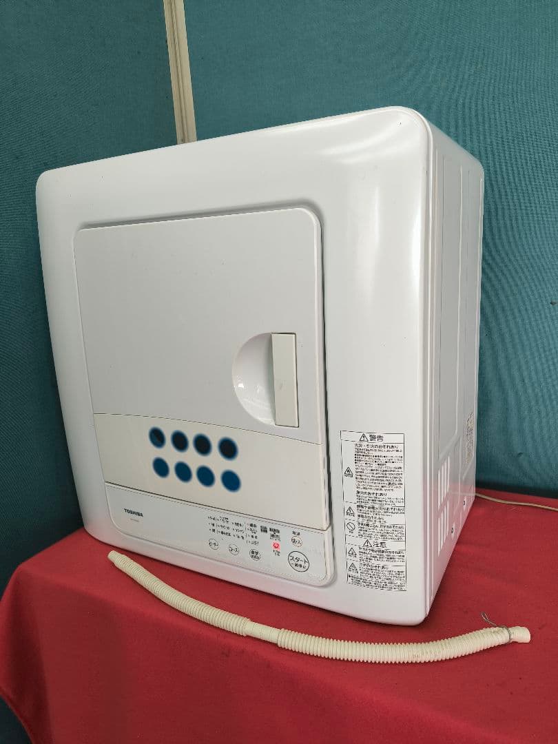 2021年製　東芝 衣類乾燥機 4.5kg ピュアホワイト ED-458(W)