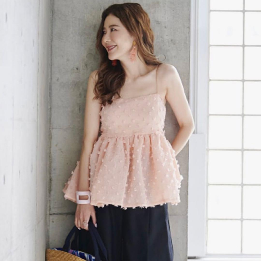 タグ付き！オブリ♡リボンキャミトップス