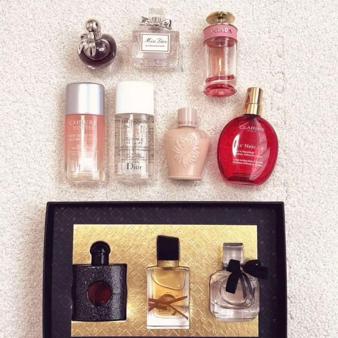 ミニ香水 ミニコスメ 10個セット ＋ MAC ポーチ