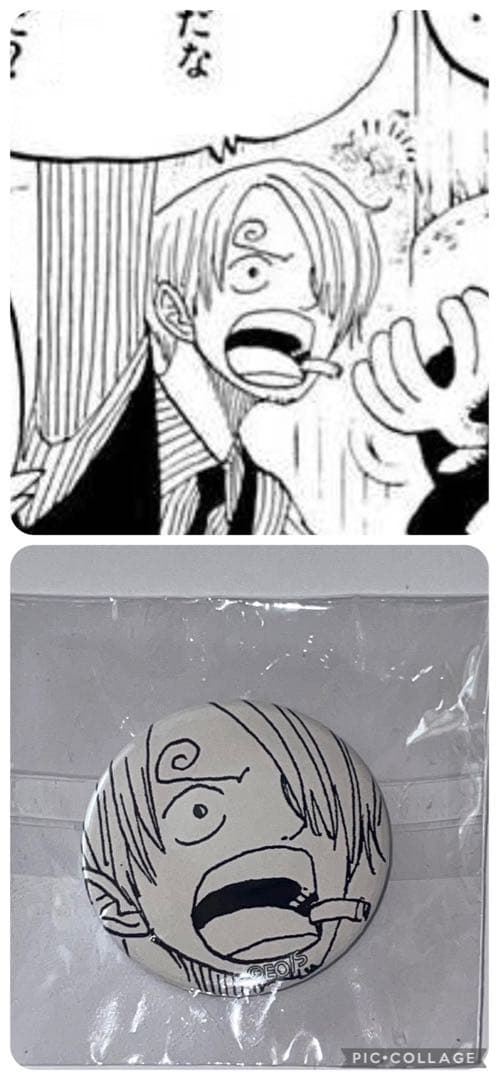 レア サンジ ミートザワンピース オールフェイス レア 缶バッジ 宮下