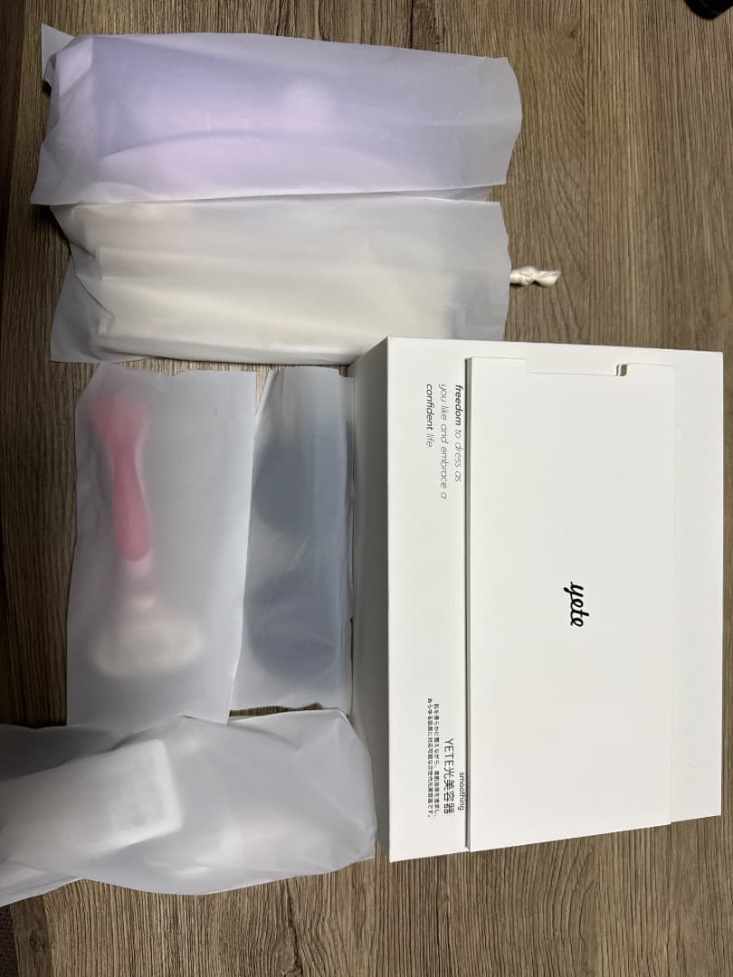 YETI光脱毛器 ふじいろ 収納ケース付き YETI光脱毛器 ふじいろ 収納ケース付き