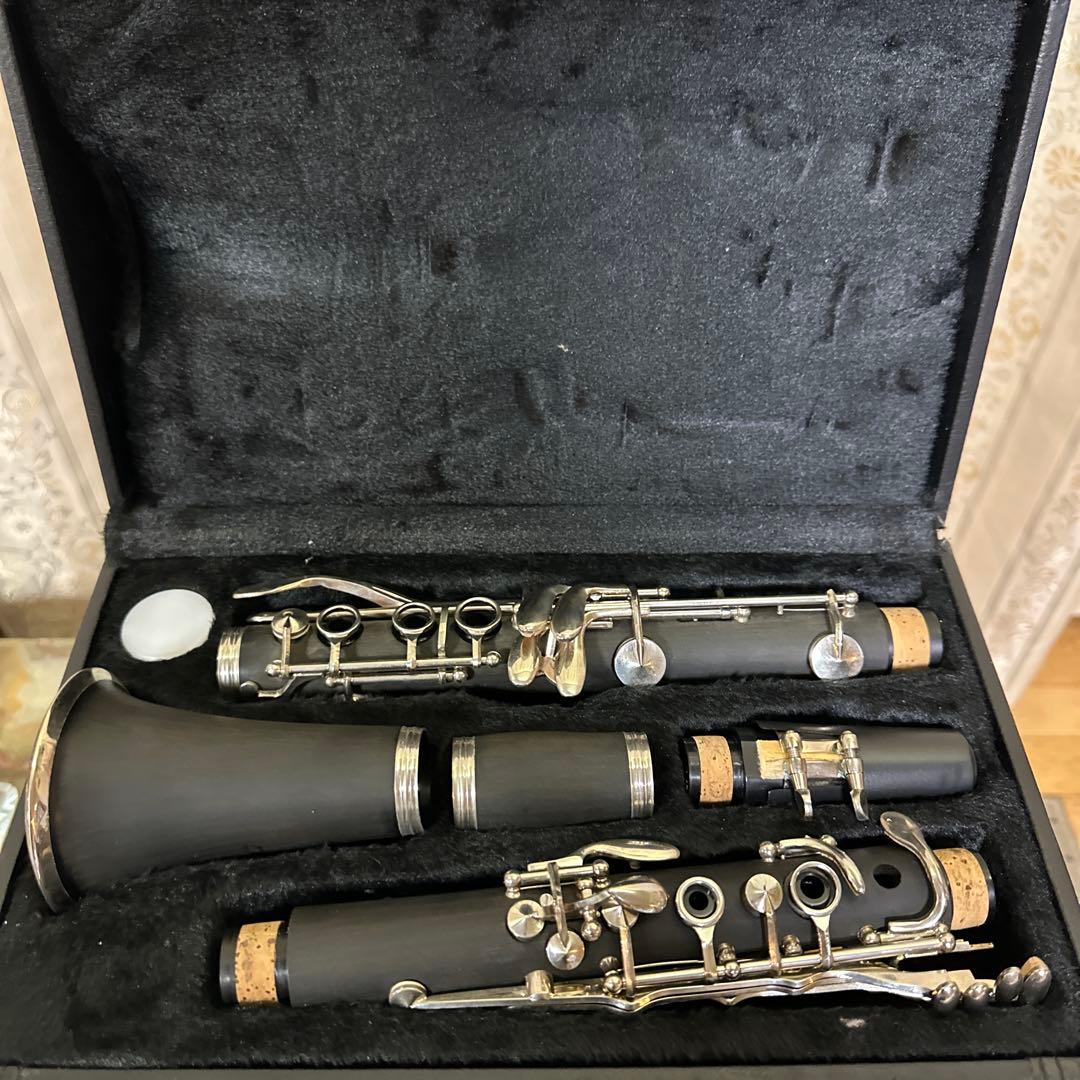 値下げ！木製クラリネット 本体 ケース付き クラリネット 基本セット 10リード 付 練習 お手入れセット グリス