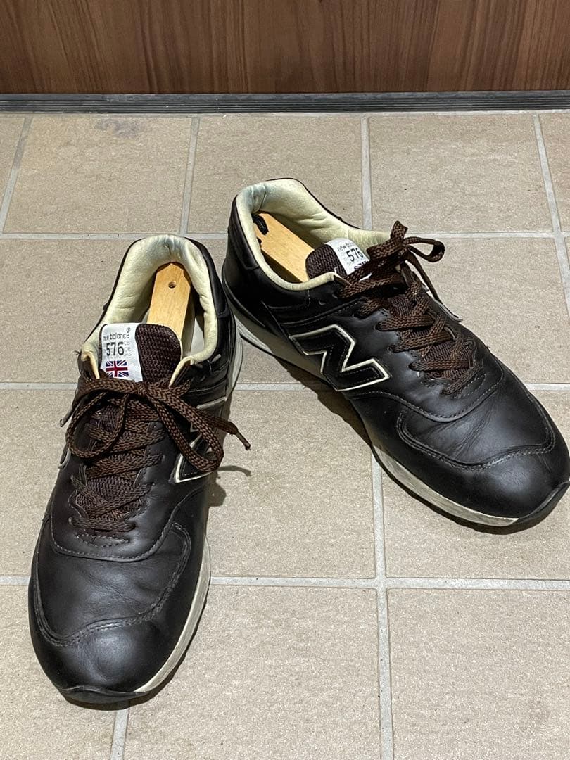 New Balance 576 ブラウンスニーカー