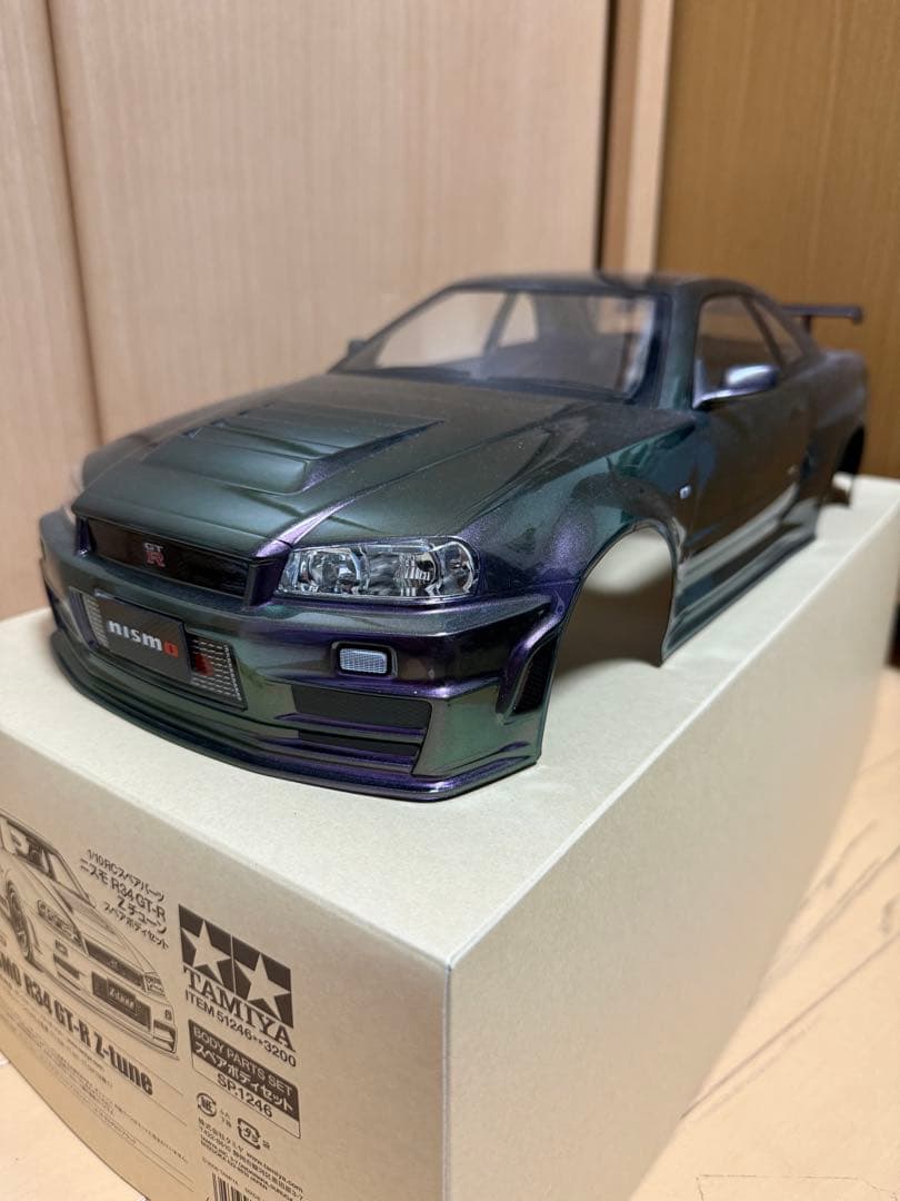 TAMIYA ラジコン GT-R34 スペアボディ タミヤ RCスペアパーツ SP.1246 ニスモ R34 GT-R Zチューン