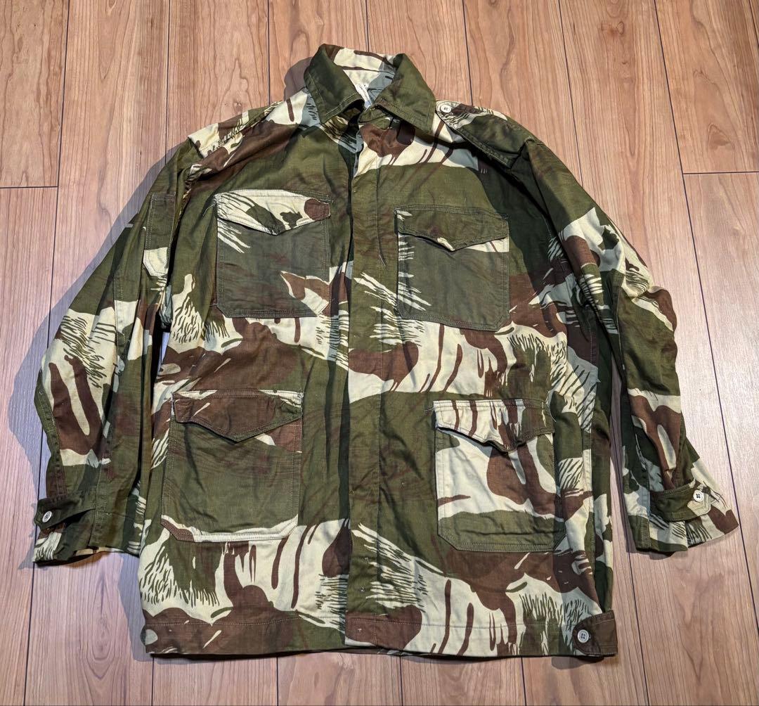 70s ローデシア軍スモックジャケットブラッシュカモ ビンテージ イギリス軍