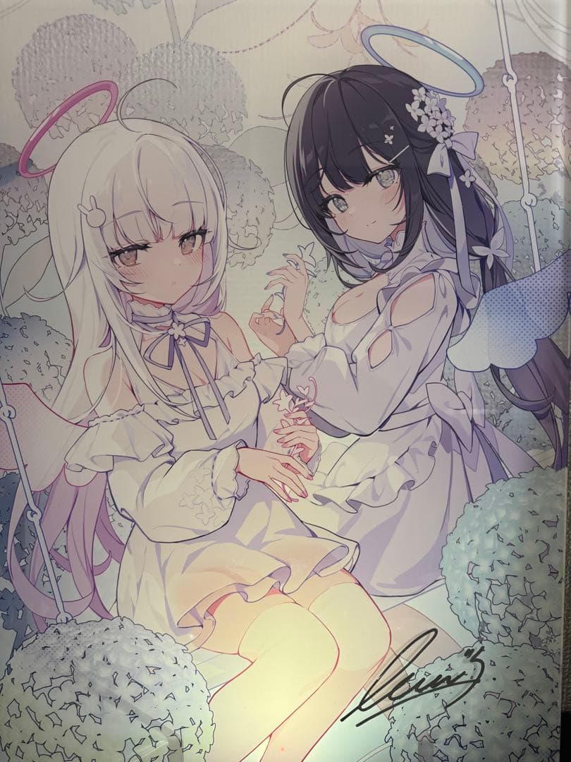 イコモチ先生直筆サイン入り X-ART製 透過アクリルボード