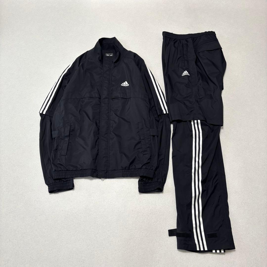 ジャケット・アウター adidas detachable set up black XXL 00s