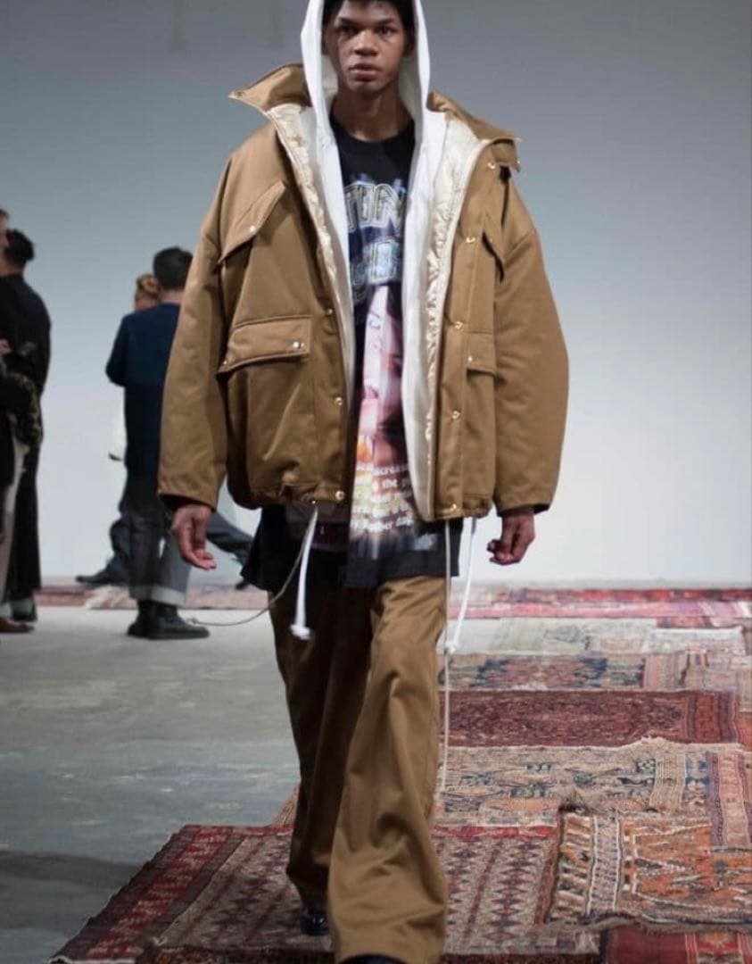 Landlord ランドロードニューヨーク　パフジャケット　カーキベージュ系　L 2026年最新】landloadの人気アイテム - メルカリ