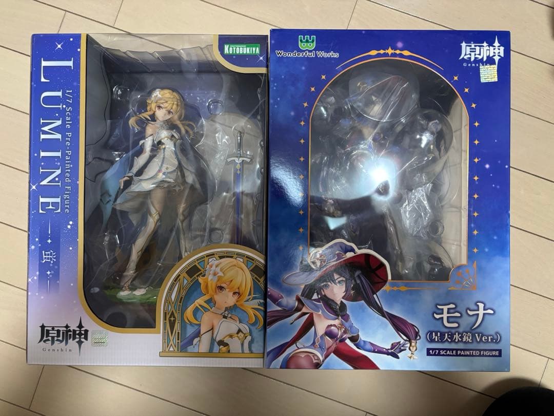 原神フィギュア　蛍・モナ