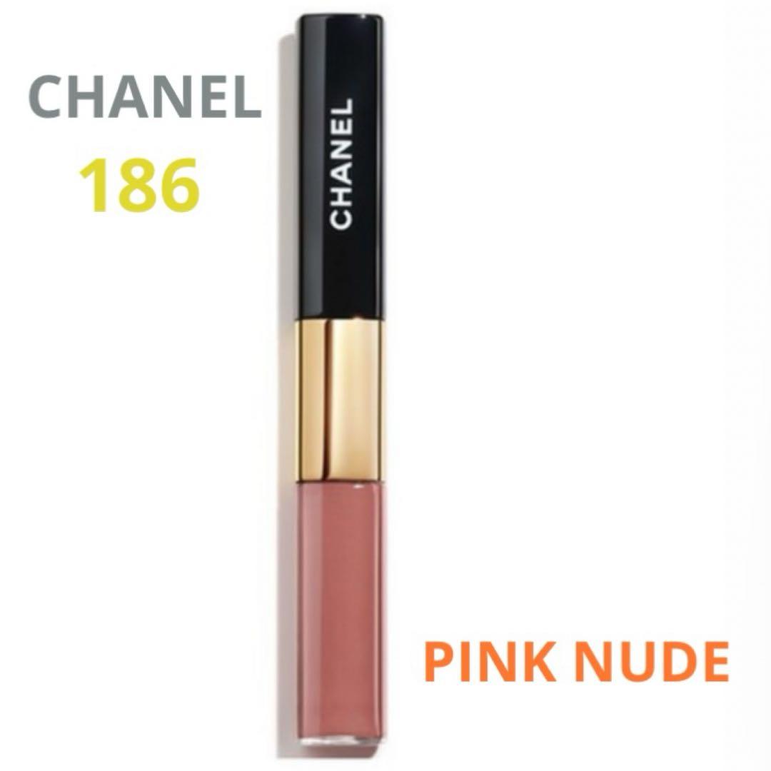 CHANEL ル ルージュ デュオ ウルトラ トゥニュ 186 ピンク ヌード シャネル / ル ルージュ デュオ ウルトラ トゥニュ 186 ピンク ヌード