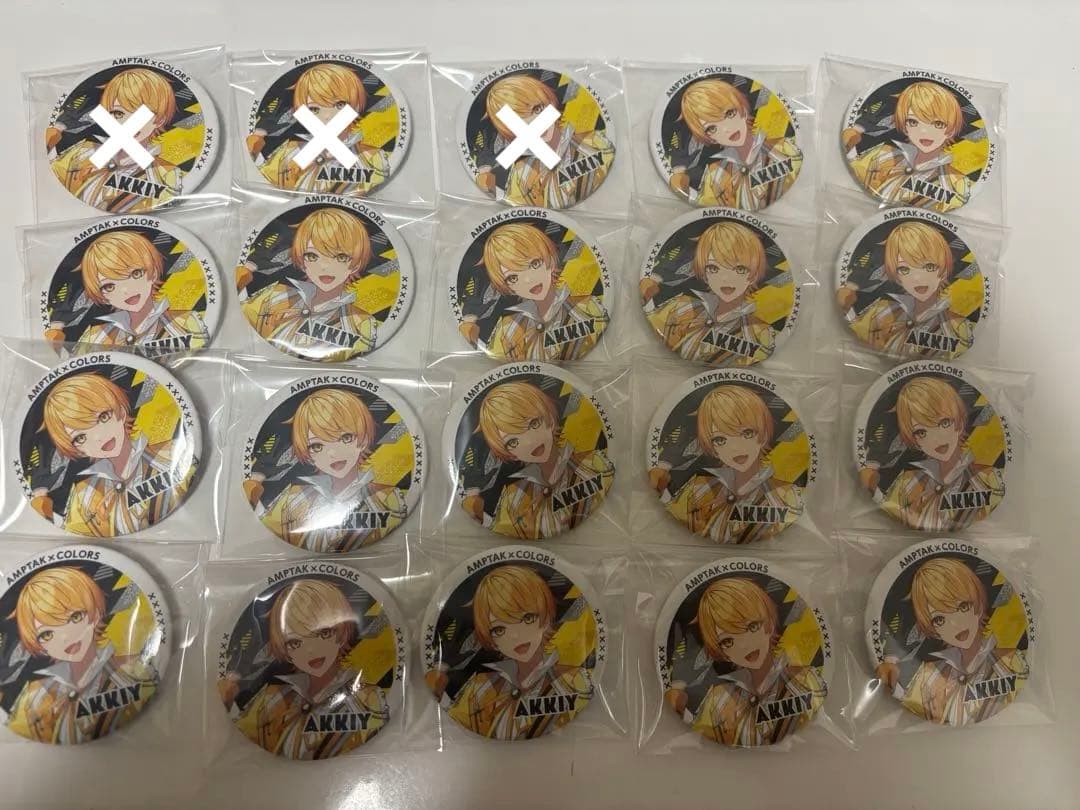 AMPTAK COLORS あっきぃ 缶バッジ 等身 NewYear AMPTAKxCOLORS あっきぃ 缶バッジ NewYear 等身 アンプ - メルカリ