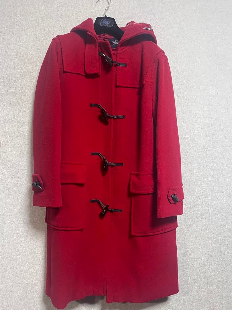 BURBERRY バーバリー ダッフルコート 赤 中古・古着通販】Burberry's (バーバリーズ) ダッフルコート レッド
