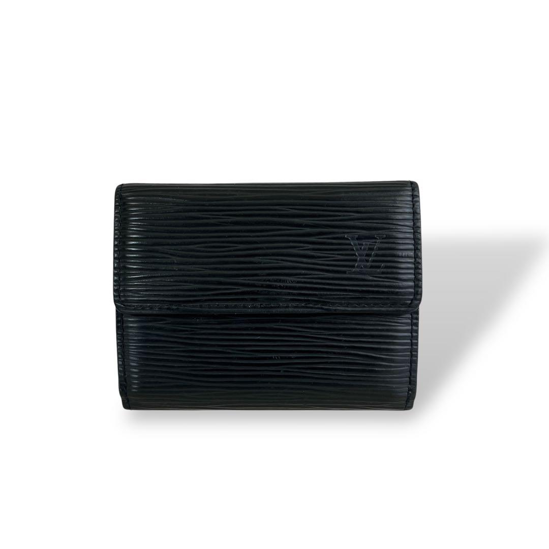 LOUIS VUITTON ラドロー　ケース　カードケース　エピ　ロゴ　黒