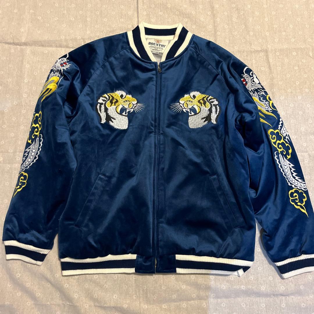 g*k様 最終値下げ　HOUSTON スカジャン X-LARGE ネイビー