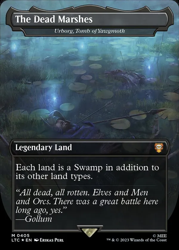 The Dead Marshes (Surge Foil) • Commander: The Lord of the Rings