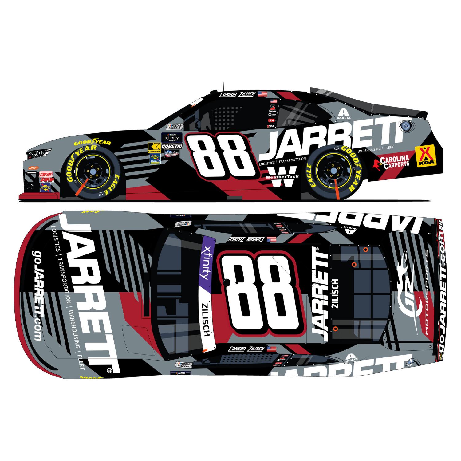CZilisch #88 2025 Jarrett 1:24 HO DieCast | JR Nation Store